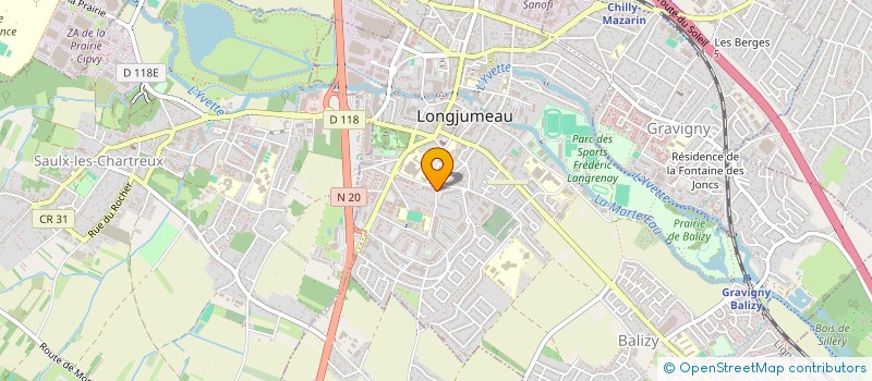 localisation de l'entreprise ASSOCIATION SAINTE-ANNE DE LONGJUMEAU à LONGJUMEAU