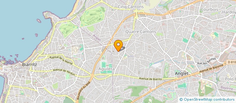 localisation de l'entreprise ASSOCIATION SAINTE BERNADETTE D'ANGLET à ANGLET