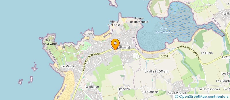 localisation de l'entreprise ASSOCIATION SAINTE FAMILLE DE ROTHENEUF à SAINT-MALO
