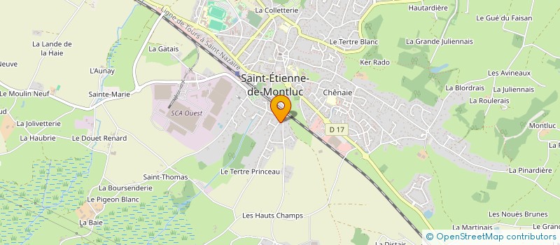 localisation de l'entreprise ASSOCIATION SAINTE JEANNE à VIGNEUX-DE-BRETAGNE