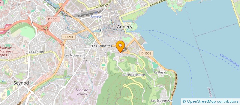 localisation de l'entreprise ASSOCIATION SAINTE JEANNE DE CHANTAL à ANNECY