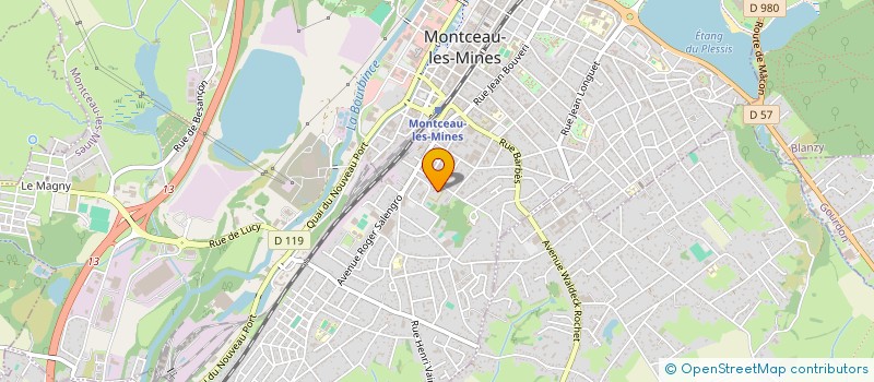 localisation de l'entreprise ASSOCIATION SAINTE MARIE à MONTCEAU-LES-MINES
