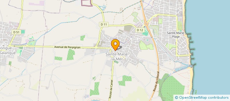 localisation de l'entreprise ASSOCIATION SAINTE-MARIE-LA-MER LITTORAL  SAINTE-MARIE-LA-MER