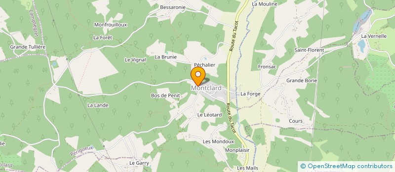 localisation de l'entreprise ASSOCIATION SAINTE RITA POUR LA RESTAURATION DE L'EGLISE SAINT GEORGES à SAINT-GEORGES-DE-MONTCLARD