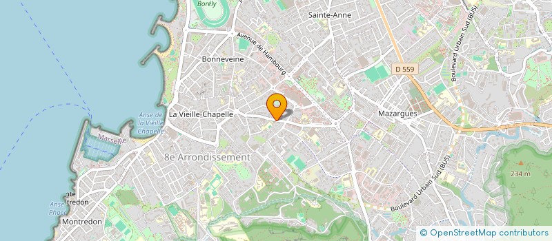 localisation de l'entreprise ASSOCIATION SAINTE VICTOIRE à MARSEILLE