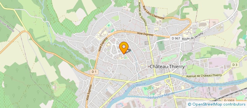 localisation de l'entreprise ASSOCIATION SALAM  CHATEAU-THIERRY