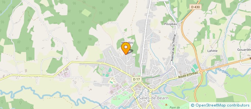 localisation de l'entreprise ASSOCIATION SALISIENNE FITNESS STUDIO  SALIES-DE-BEARN