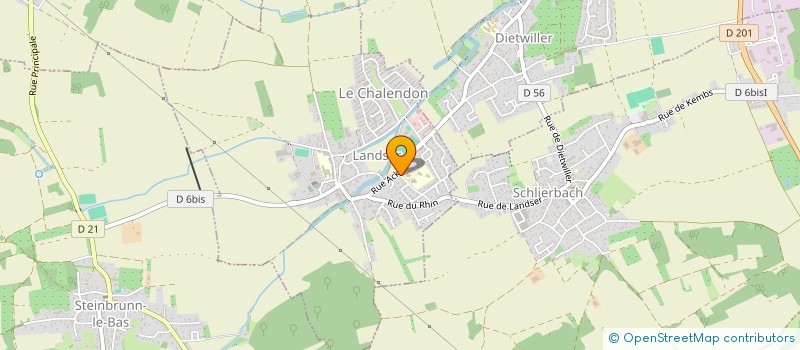 localisation de l'entreprise ASSOCIATION SALLE COMMUNALE DE LANDSER  LANDSER