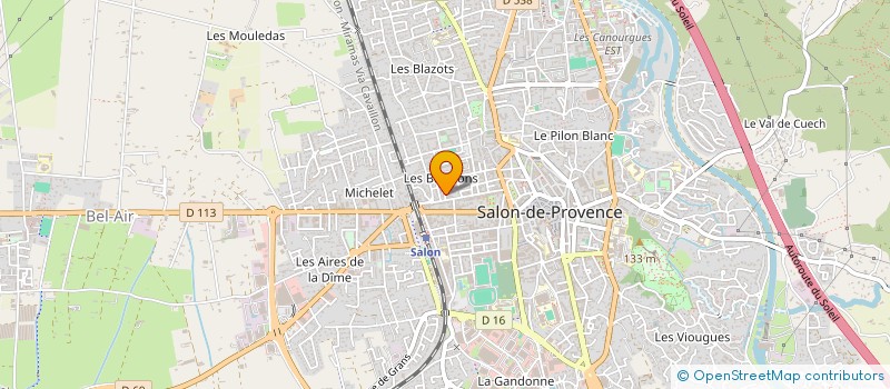 localisation de l'entreprise ASSOCIATION SALONAISE OMNI-SPORTS à SALON-DE-PROVENCE