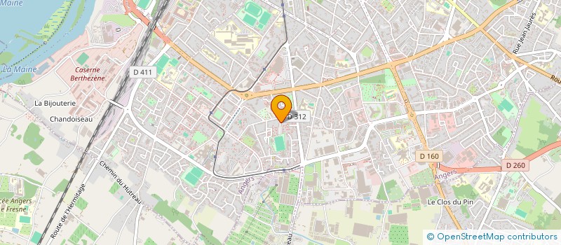 localisation de l'entreprise ASSOCIATION SALPINTE SANS FRONTIERE à ANGERS