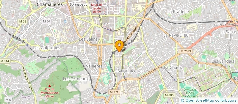 localisation de l'entreprise ASSOCIATION SALSAL  CLERMONT-FERRAND