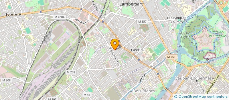 localisation de l'entreprise ASSOCIATION SAMFRED SPORT AMITIE MITTERIE à LILLE