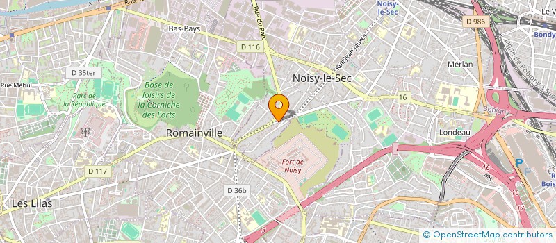 localisation de l'entreprise ASSOCIATION SAMOURAI CLUB à NOISY-LE-SEC