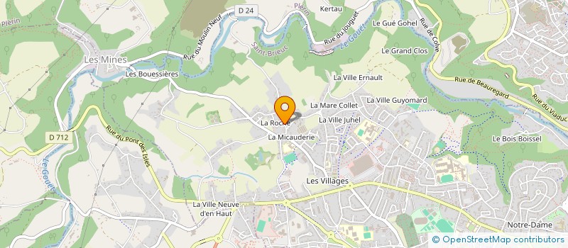 localisation de l'entreprise ASSOCIATION SAMSAD à SAINT-BRIEUC