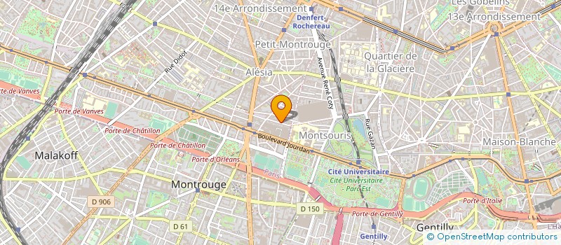 localisation de l'entreprise ASSOCIATION SAMUEL BECKETT PARIS 14  PARIS