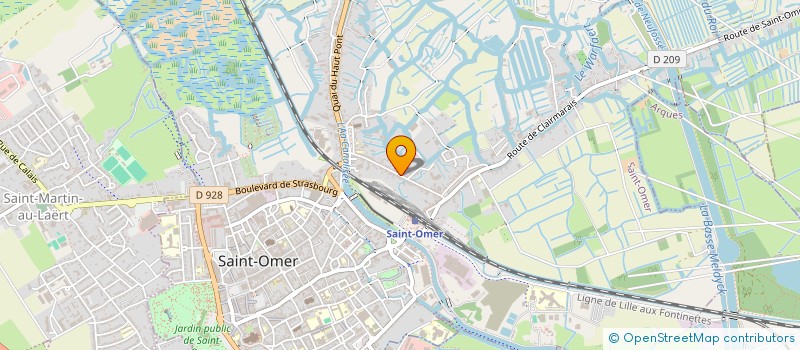 localisation de l'entreprise ASSOCIATION SAMURAI FURY BAND  SAINT-OMER