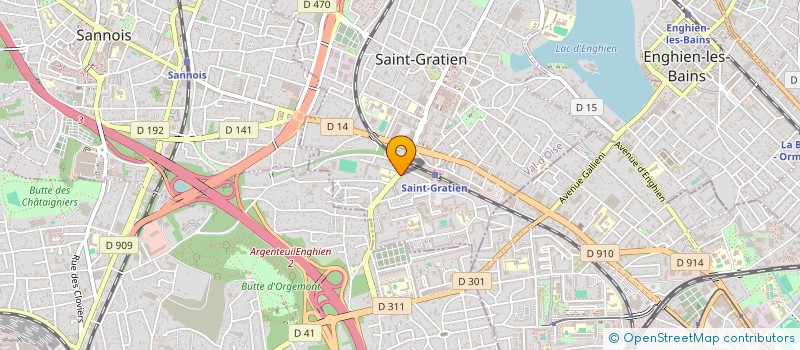 localisation de l'entreprise ASSOCIATION SANAS  SAINT-GRATIEN