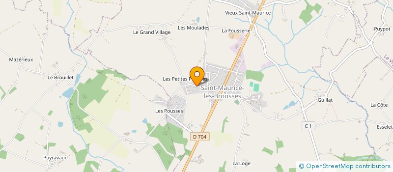 localisation de l'entreprise ASSOCIATION SANDA NEXON à SAINT-MAURICE-LES-BROUSSES