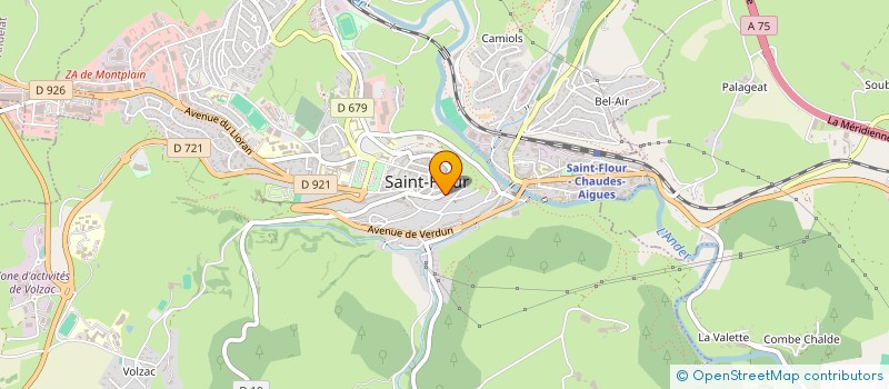 localisation de l'entreprise ASSOCIATION SANFLORAINE IMMOBILIERE à SAINT-FLOUR