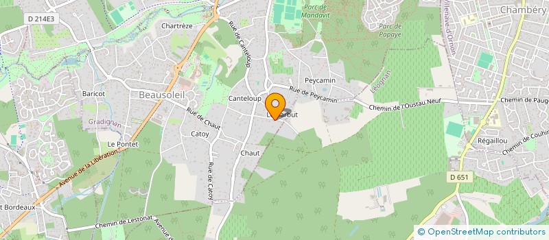 localisation de l'entreprise ASSOCIATION SANG MILLE COULEURS  GRADIGNAN