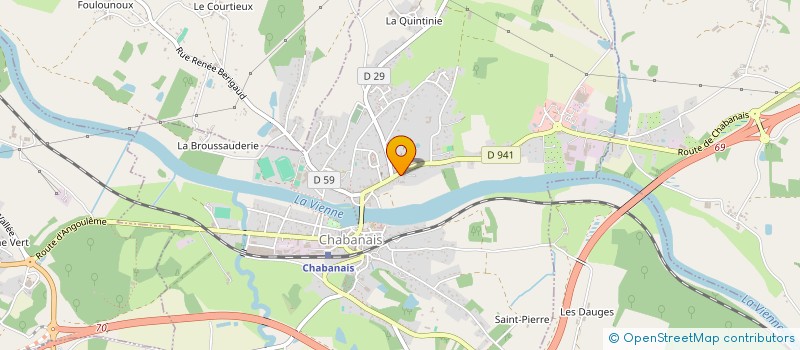 localisation de l'entreprise ASSOCIATION SANS DIAGNOSTIC ET UNIQUE  ETAGNAC