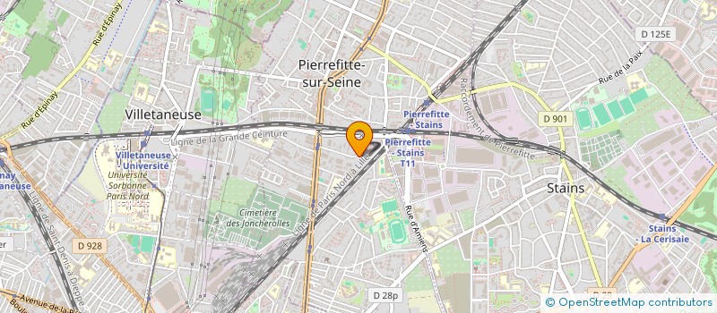 localisation de l'entreprise ASSOCIATION SANS FRONTIERES DES AMI(E)S D'AFRIQUE à PIERREFITTE-SUR-SEINE