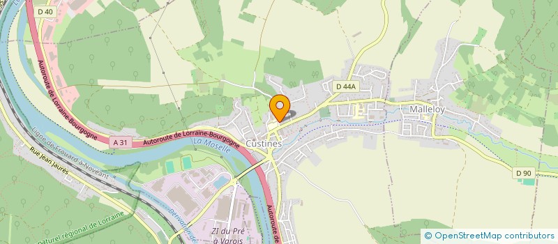 localisation de l'entreprise ASSOCIATION SANS LIMITE  CUSTINES