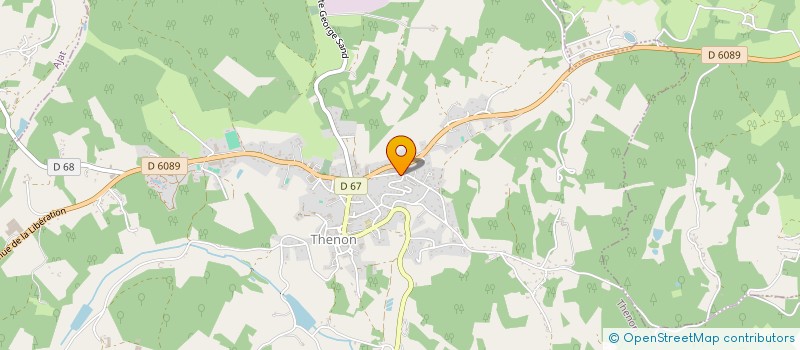 localisation de l'entreprise ASSOCIATION SANS POUR CENT  THENON