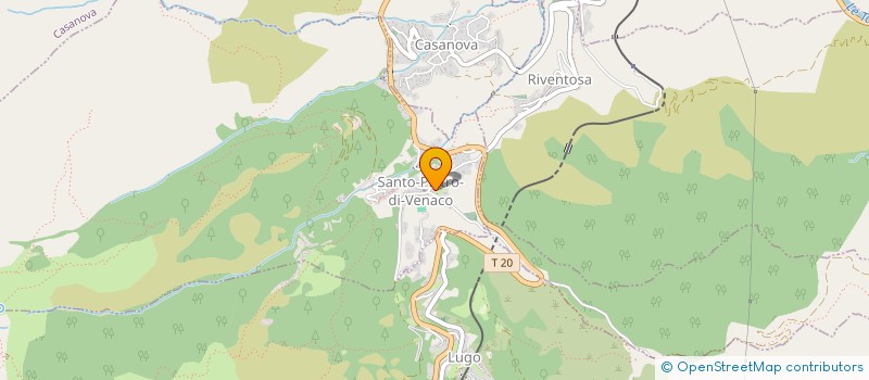 localisation de l'entreprise ASSOCIATION SANT'ELISEU à SANTO-PIETRO-DI-VENACO