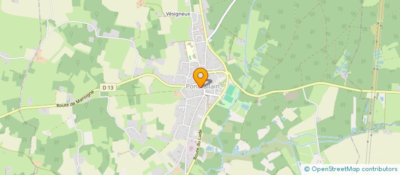 localisation de l'entreprise ASSOCIATION SANTE AU PAYS DE PONTVALLAIN  PONTVALLAIN