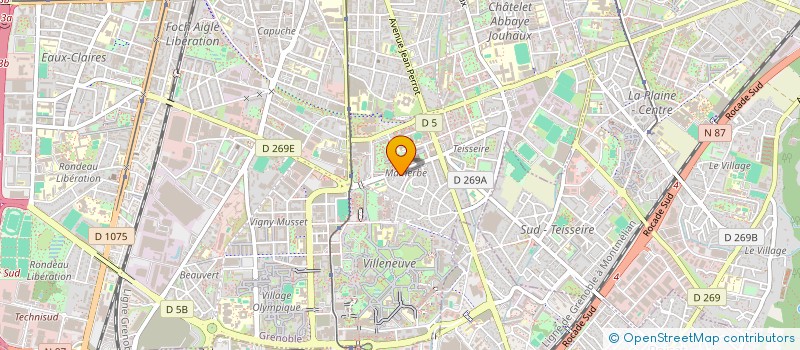 localisation de l'entreprise ASSOCIATION SANTE DIABETE  GRENOBLE