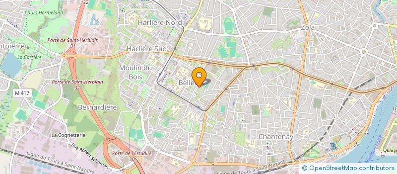 localisation de l'entreprise ASSOCIATION SANTE ENVIRONNEMENT  NANTES