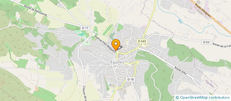 localisation de l'entreprise ASSOCIATION SANTE ENVIRONNEMENT FRANCE  EGUILLES