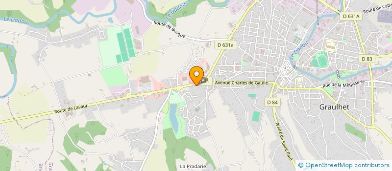 localisation de l'entreprise ASSOCIATION SANTE ET AIDE A DOMICILE LABESSIERE à LABESSIERE-CANDEIL