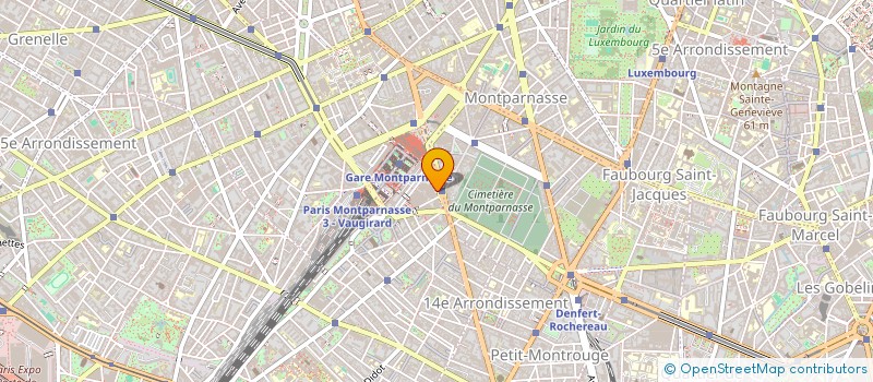 localisation de l'entreprise ASSOCIATION SANTE GAITE MONTPARNASSE  PARIS