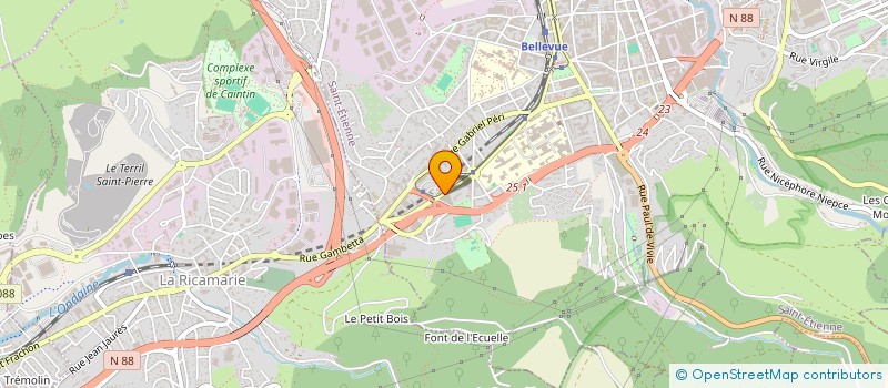 localisation de l'entreprise ASSOCIATION SANTE, L'EDUCATION NATIONALE DES RESSORTISSANTS BURKINABES DE BEGUEDO EN FRANCE ( ASEN DES RBBF ) à SAINT-ETIENNE