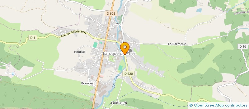 localisation de l'entreprise ASSOCIATION SANTE PAYS D'OLMES à LAROQUE-D'OLMES