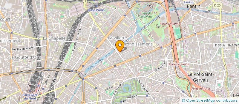 localisation de l'entreprise ASSOCIATION SANTE PLUS CANAL (ASPC)  PARIS