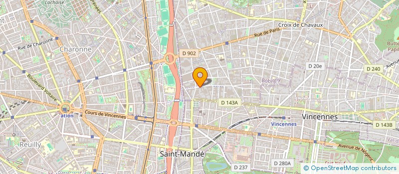 localisation de l'entreprise ASSOCIATION SANTE PLUS VALMY à MONTREUIL