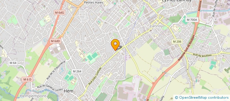 localisation de l'entreprise ASSOCIATION SANTE POUR TOUS  HEM