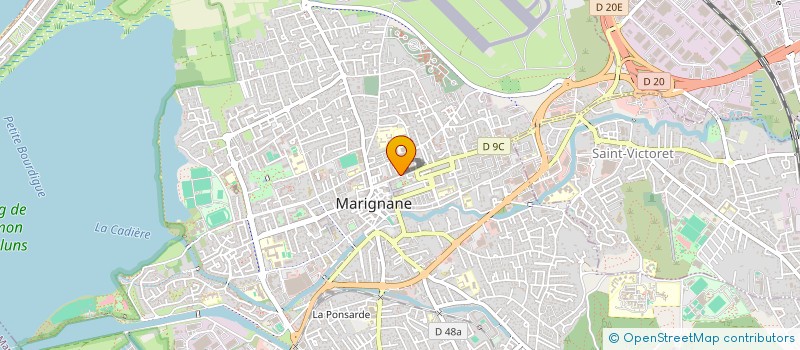 localisation de l'entreprise ASSOCIATION SANTE VILLA PARADIS  MARIGNANE