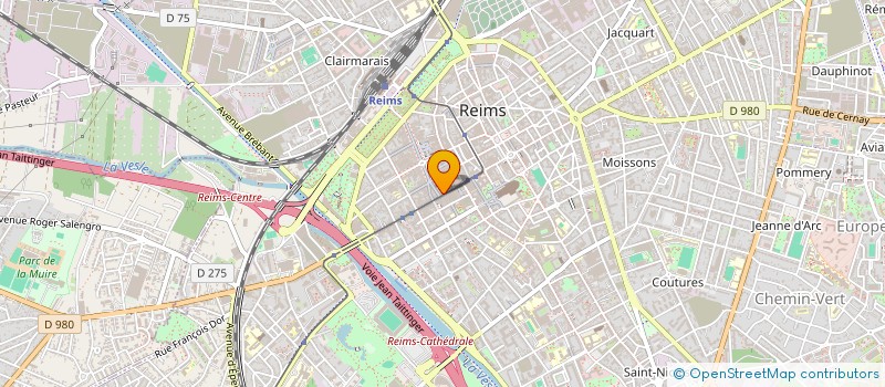 localisation de l'entreprise ASSOCIATION SANTOSHA YOGA  REIMS