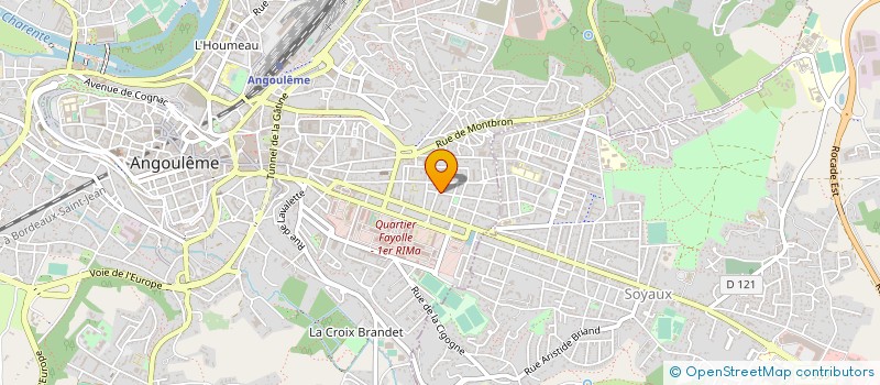 localisation de l'entreprise ASSOCIATION SANZA à ANGOULEME