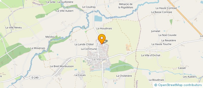 localisation de l'entreprise ASSOCIATION SAPHI  LE VERGER