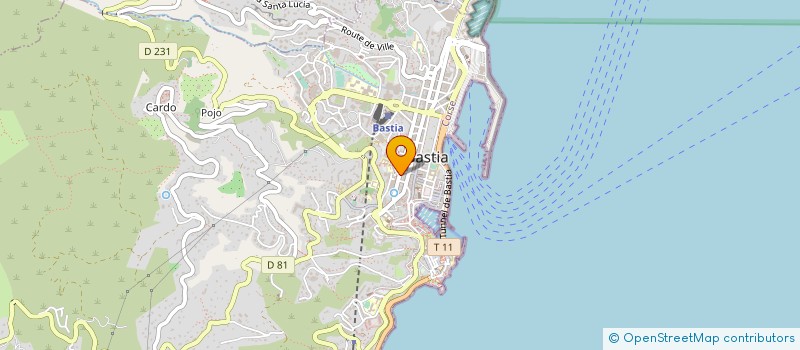 localisation de l'entreprise ASSOCIATION SAPIENZIA à BASTIA