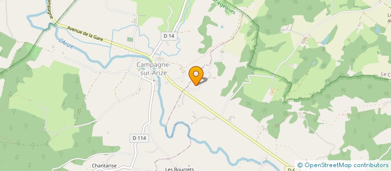 localisation de l'entreprise ASSOCIATION SARABEL à LES BORDES-SUR-ARIZE