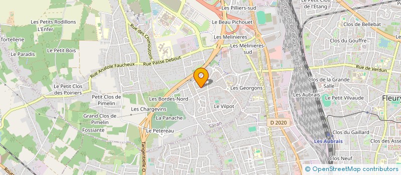 localisation de l'entreprise ASSOCIATION SARAN SUD à SARAN