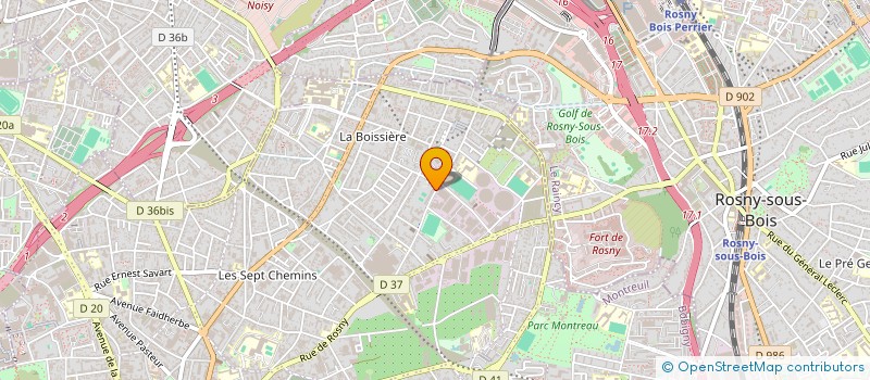 localisation de l'entreprise ASSOCIATION SARINE SOUMPOU KAHO à MONTREUIL