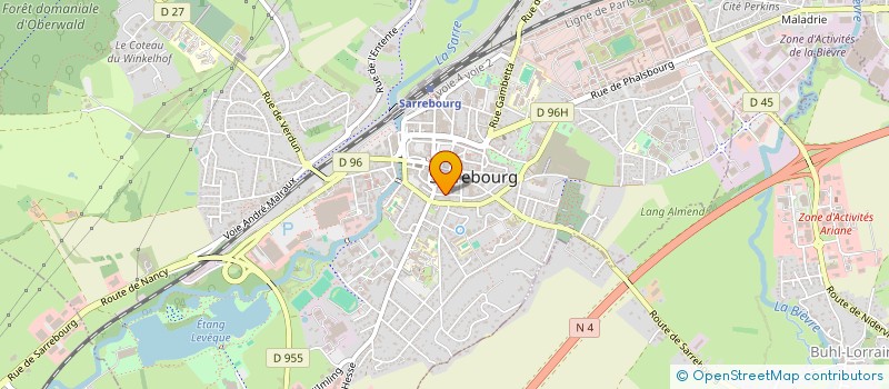 localisation de l'entreprise ASSOCIATION SARREBOURG AVENIR à SARREBOURG