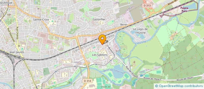localisation de l'entreprise ASSOCIATION SARTHE ASSISTANCE ROUTIERE 72  LE MANS